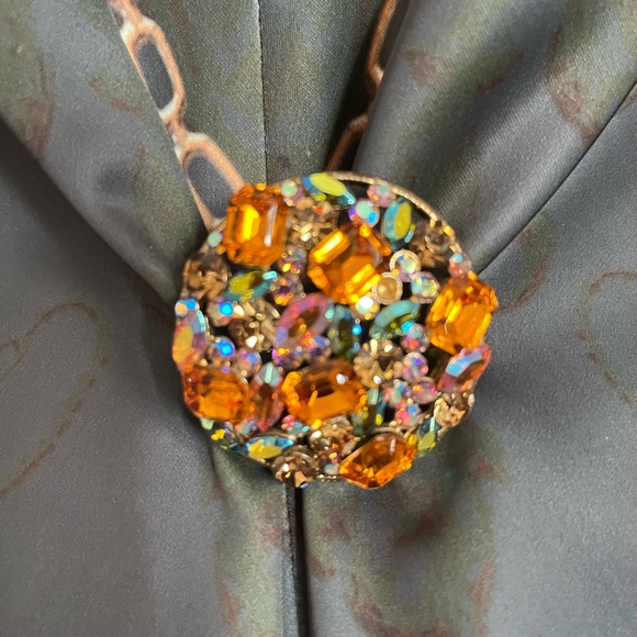 Women's Black and Gold fluer-de-lis Custom blazer - Picture 3 of 4